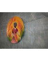 Wooden Wall Decor Plate - Yellow